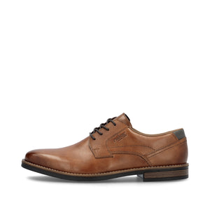 Rieker 13523-24 - Mens Formal Lace Shoe in Tan | Rieker Shoes | Wisemans | Bantry | Shoe Shop | West Cork | Munster