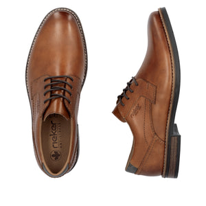 Rieker 13523-24 - Mens Formal Lace Shoe in Tan | Rieker Shoes | Wisemans | Bantry | Shoe Shop | West Cork | Munster