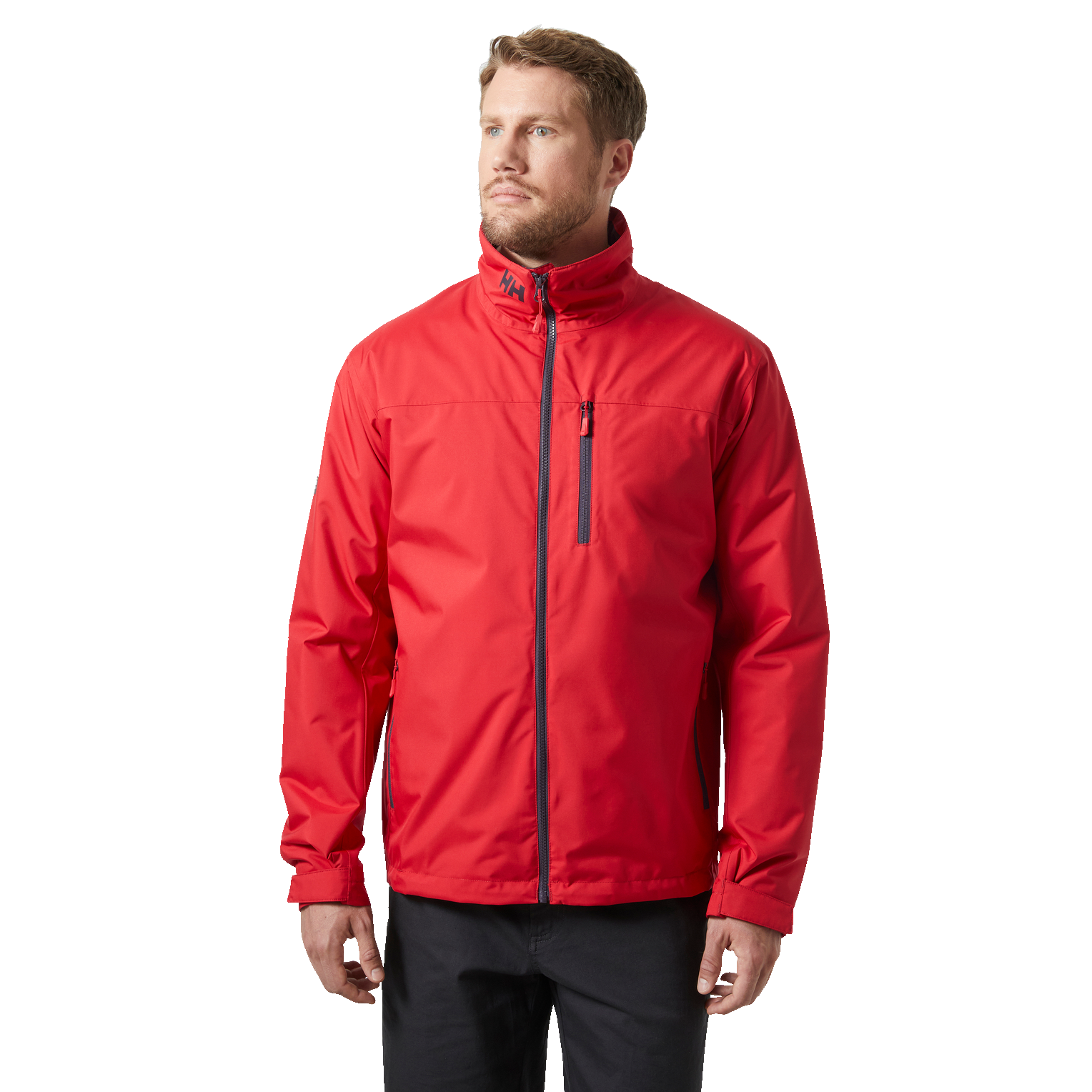 Helly Hansen Crew 2.0 Mid Layer Jacket -  Mens RED Jacket ( 34444 )