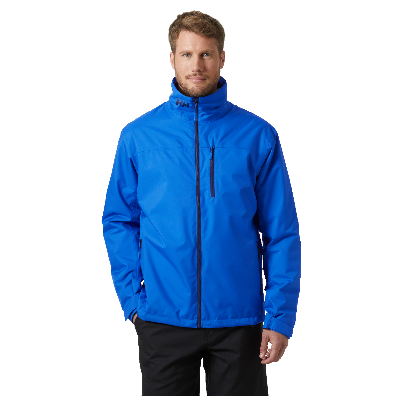 Helly Hansen Crew 2.0 Mid Layer Jacket -  Mens BLUE Jacket ( 34444 )