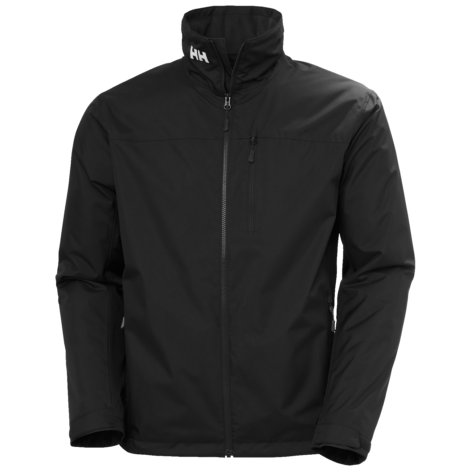 Helly Hansen Crew 2.0 Mid Layer Jacket -  Mens Black Jacket ( 34444 )