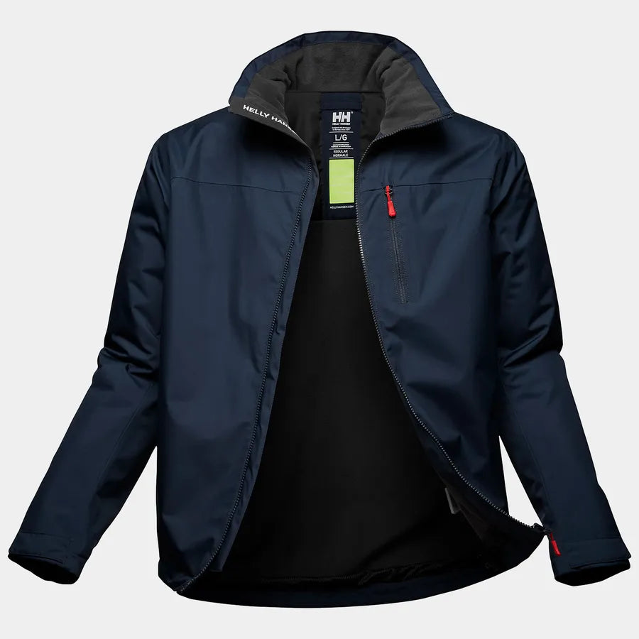 Helly Hansen Crew 2.0 Mid Layer Jacket -  Mens Navy Jacket ( 34444 )