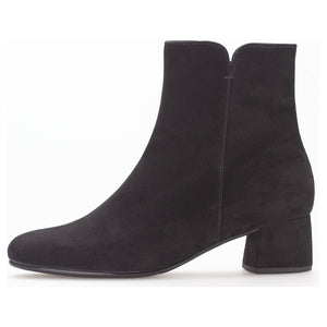 Gabor Abbey (35.680.17)- Ladies Low Heel Ankle Boot in Black Suede . Gabor | Wisemans | Bantry | Shoe Shop | West Cork | Ireland