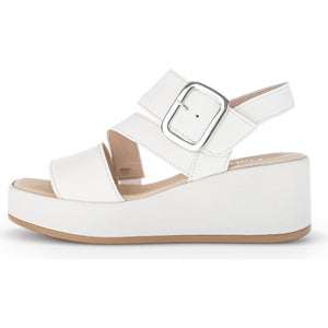 Gabor Java (44.533.21) Ladies Platform Sandal on Off White.&nbsp;Gabor Shoes | Ladies Shoes | Wisemans Bantry | Shoe Shop | West Cork | Munster | Ireland
