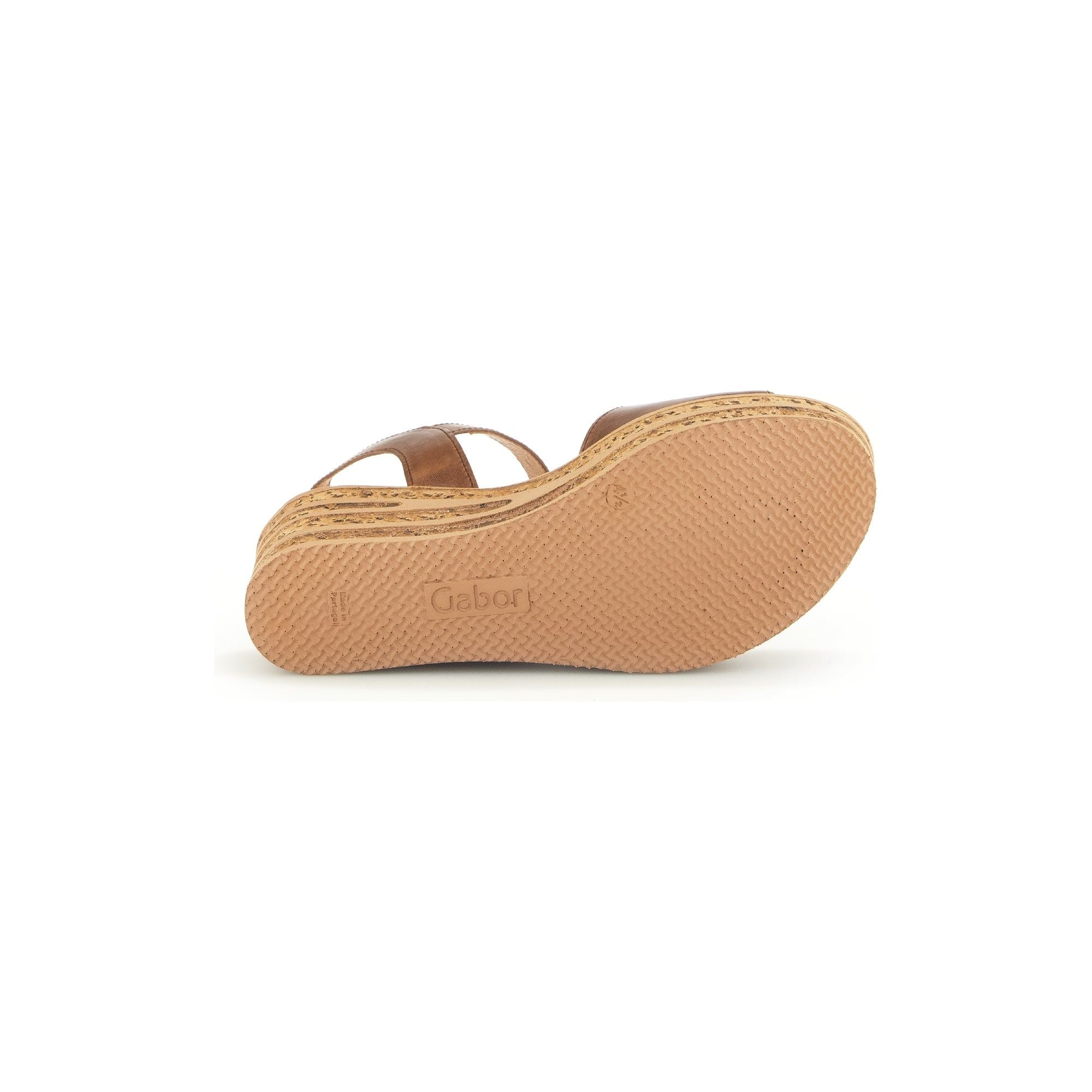 Gabor Twirl (44.651.24)- Ladies Wedge Sandal in Tan Leather .Gabor Shoes | Wisemans | Bantry | Shoe Shop | West Cork | Ireland