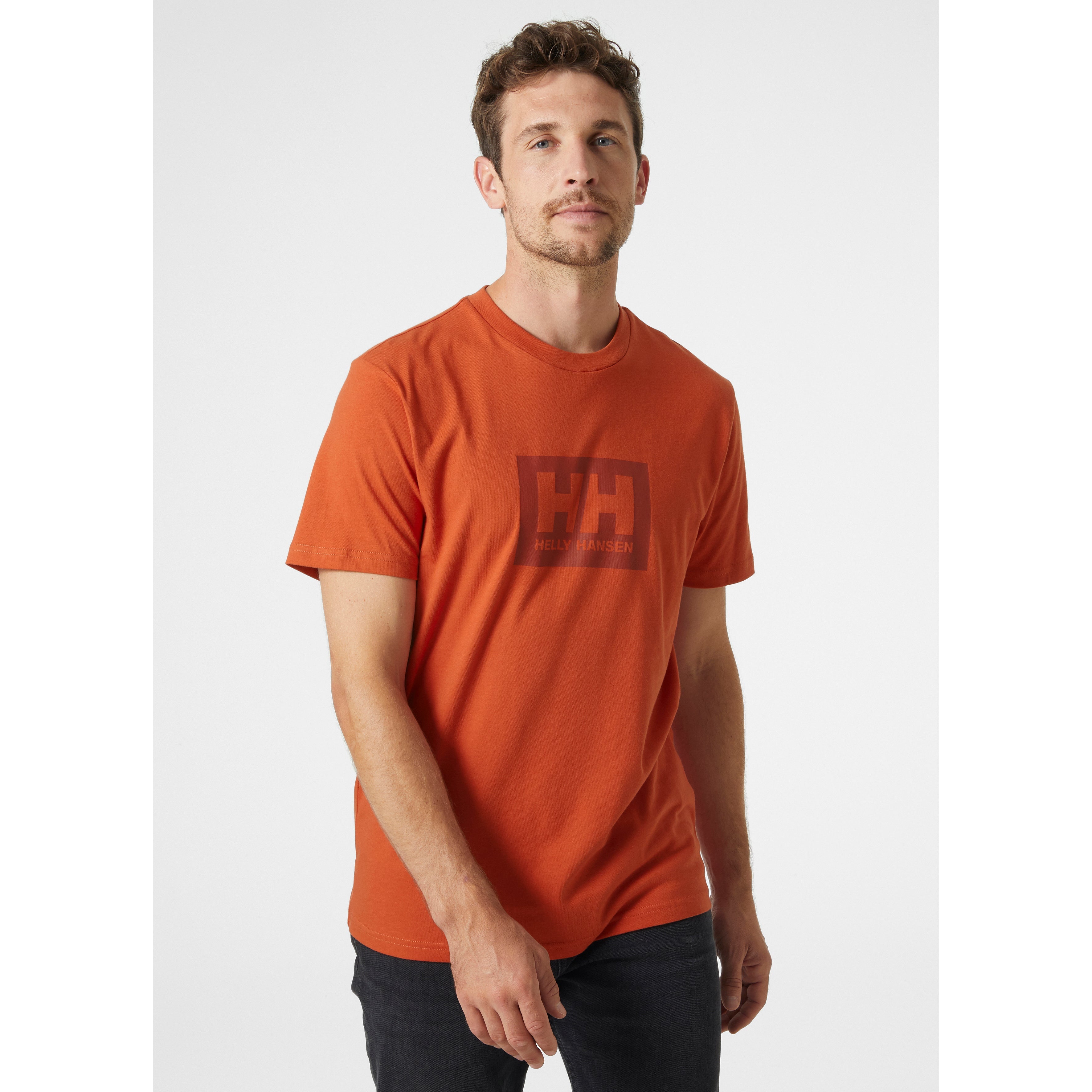 Helly Hansen Box T-Shirt (53285_179) - Mens T-Shirt in Terracotta. Helly Hansen | Clothing & Footwear | Wisemans | Bantry | West Cork | Ireland