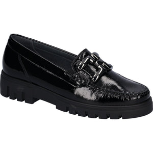 Waldlaufer Serena (723508) -- Ladies Loafer in Black Patent | Waldlaufer Shoes | Wide Fit Shoes | Wisemans | Bantry | Shoe Shop | Munster