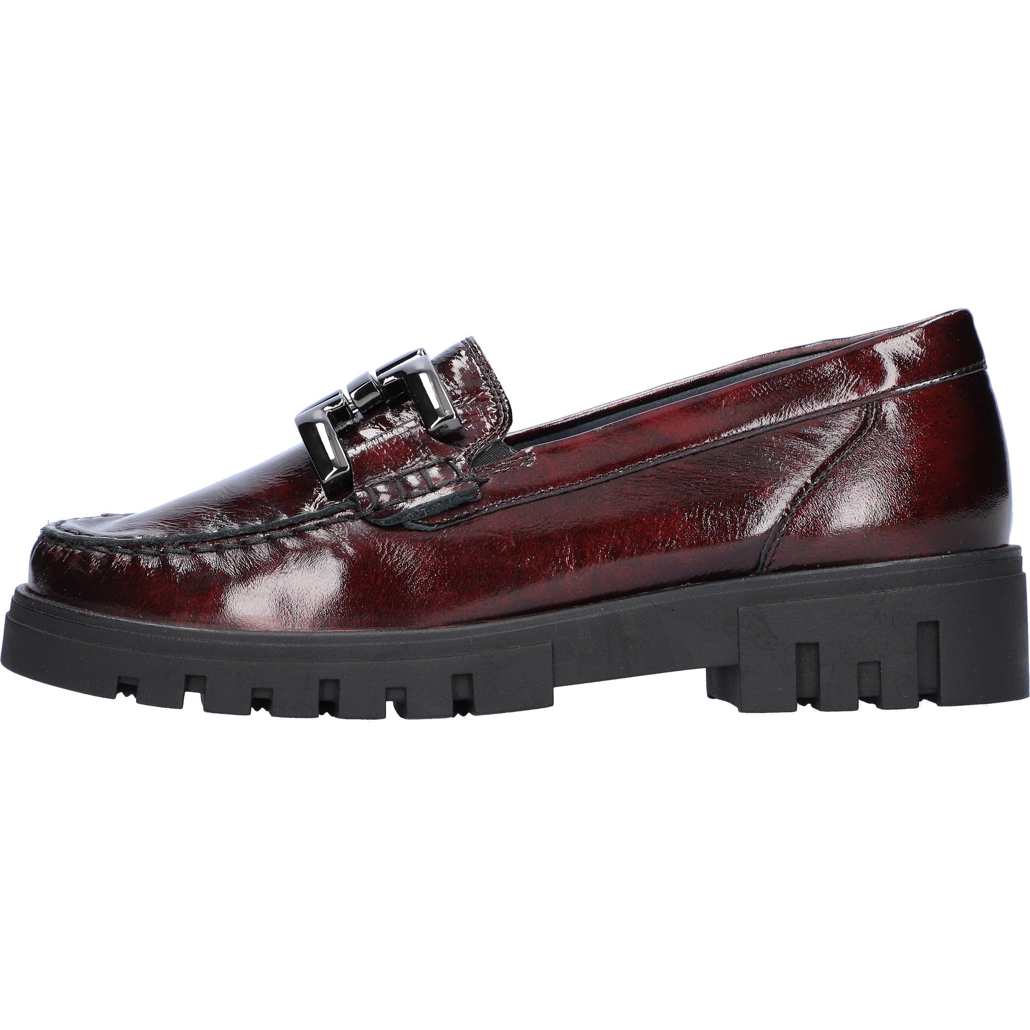 Waldlaufer Serena (723508) -- Ladies Loafer in Burgandy Patent | Waldlaufer Shoes | Wisemans | Bantry | Shoe Shop | Munster