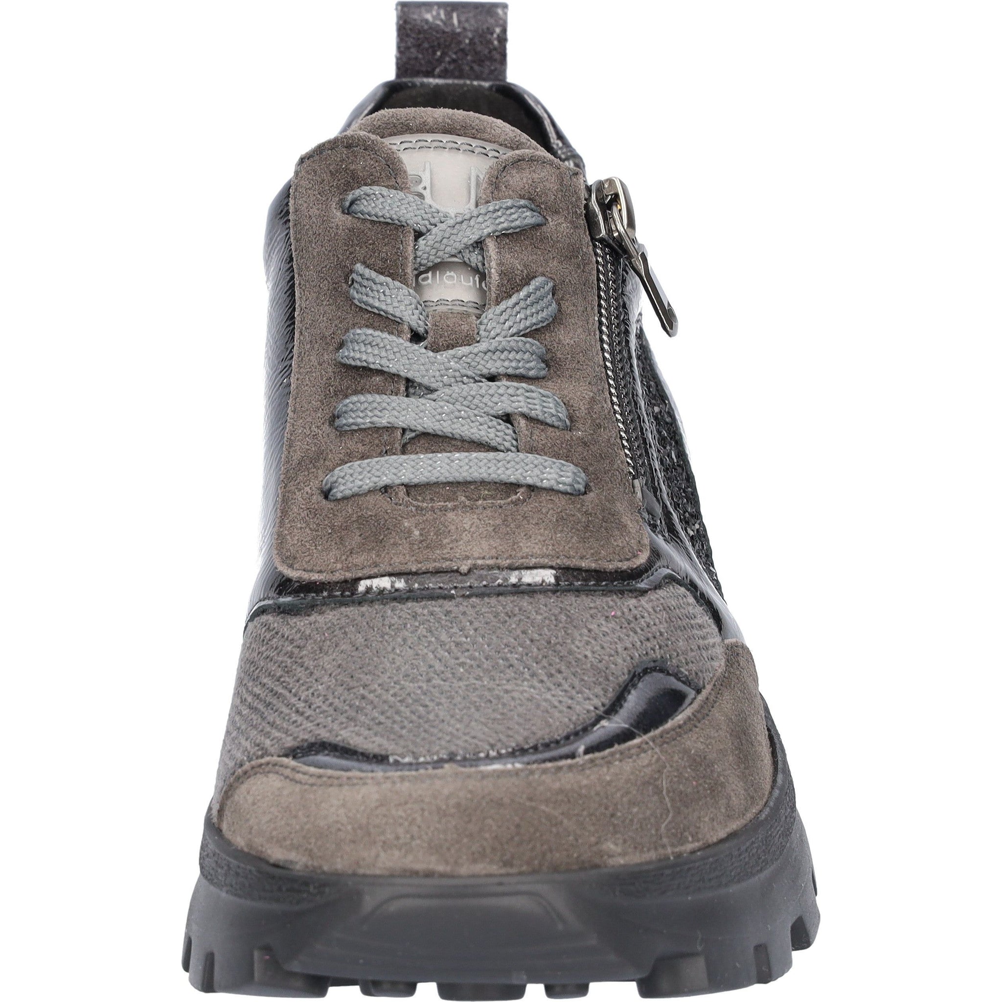 Waldlaufer Ajala (993H01)-Ladies Lace with Zip Shoe in Grey | waldlaufer SHoes | Wide Fit Shoes | Wisemans | Bantry | Munster