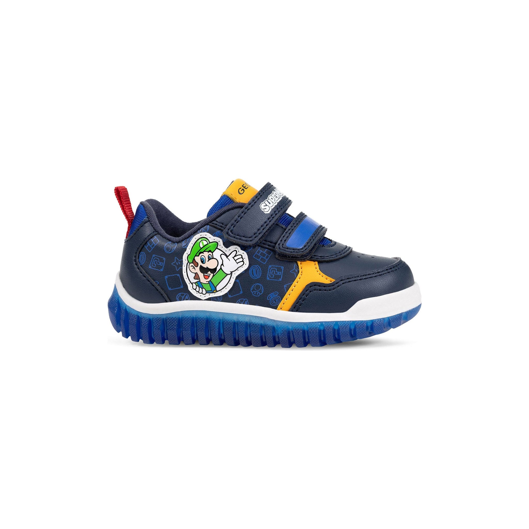 GEOX Lightyloo (465ZCB) -Kids Velcro Trainer in Navy with Lights | Geox Shoes | Wisemans | Bantry | Shoe Shop | West Cork | Ireland