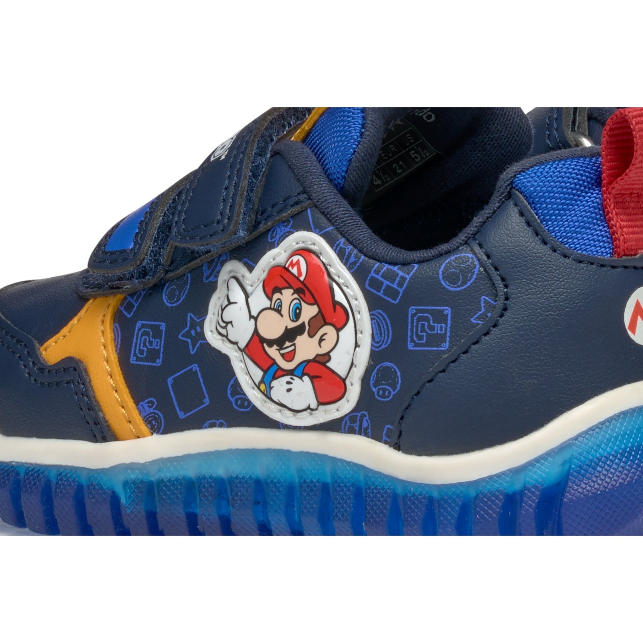 GEOX Lightyloo (465ZCB) -Kids Velcro Trainer in Navy with Lights | Geox Shoes | Wisemans | Bantry | Shoe Shop | West Cork | Ireland