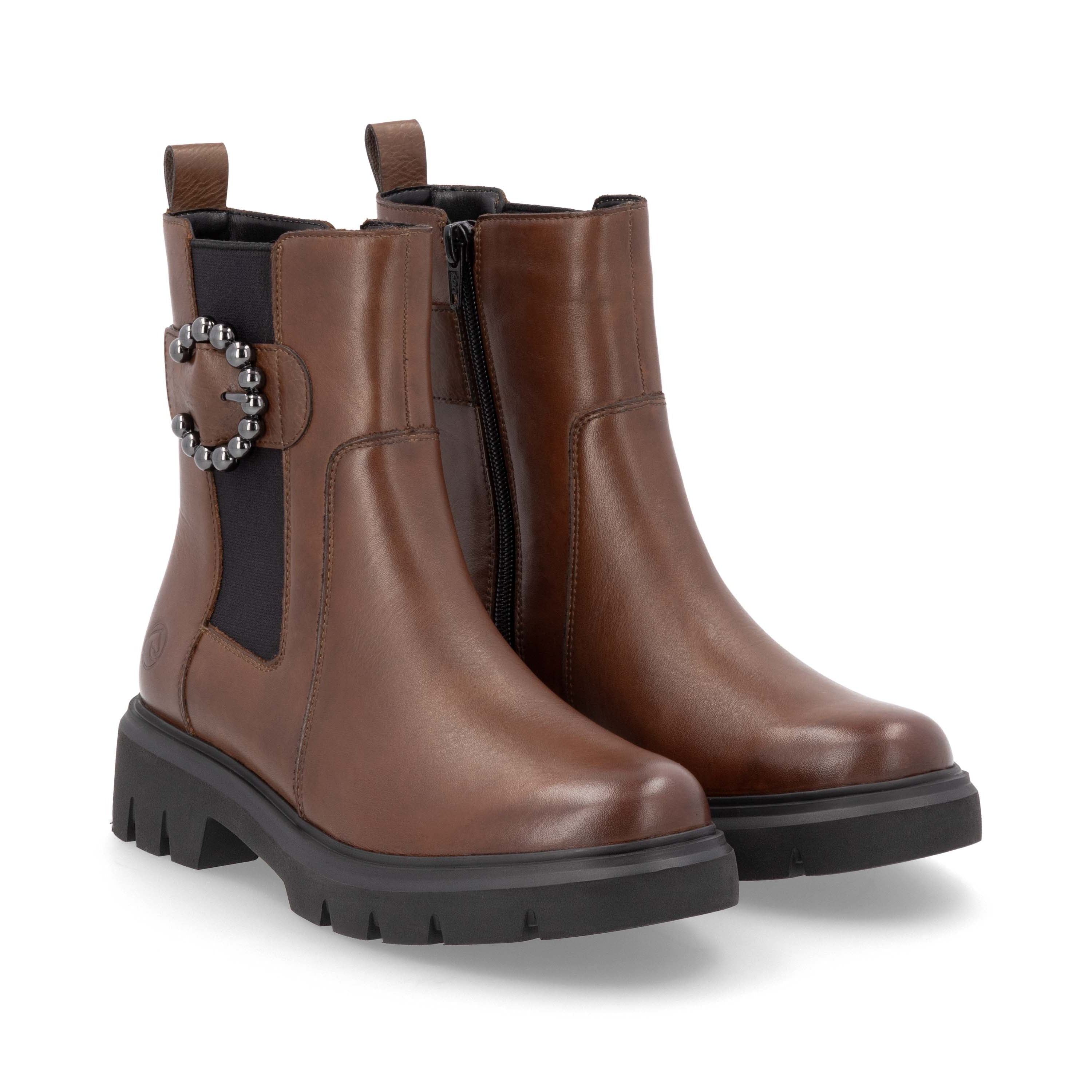 Remonte D1W74 - Ladies Chelsea Boot in Brown | Remonte | Wisemans | Bantry | Shoe Shop | Cork | Ireland.