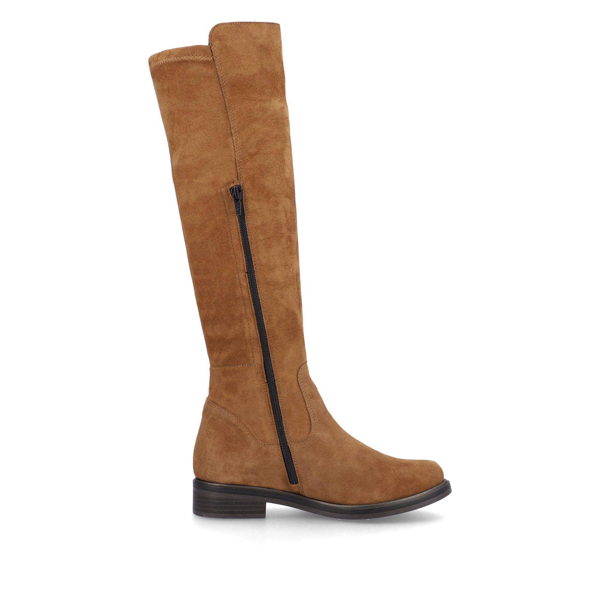 Remonte D8387 - Ladies Tall Boot with side zip in Tan | Remonte Shoes | Wisemans | Bantry | Shoe Shop | Cork | Ireland