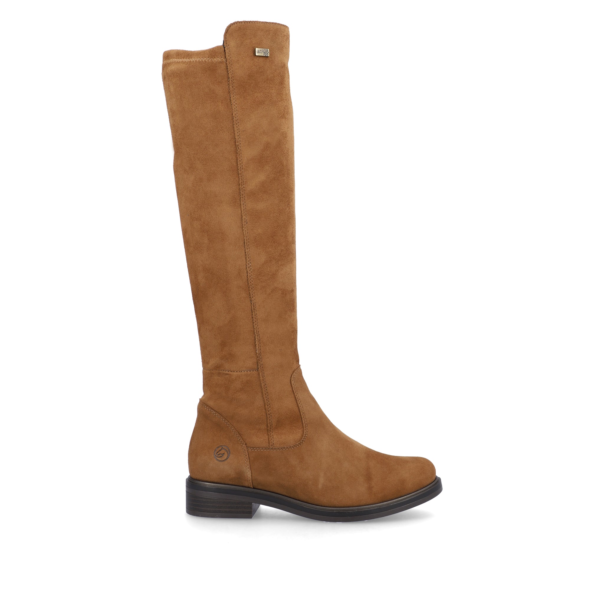 Remonte D8387 - Ladies Tall Boot with side zip in Tan | Remonte Shoes | Wisemans | Bantry | Shoe Shop | Cork | Ireland