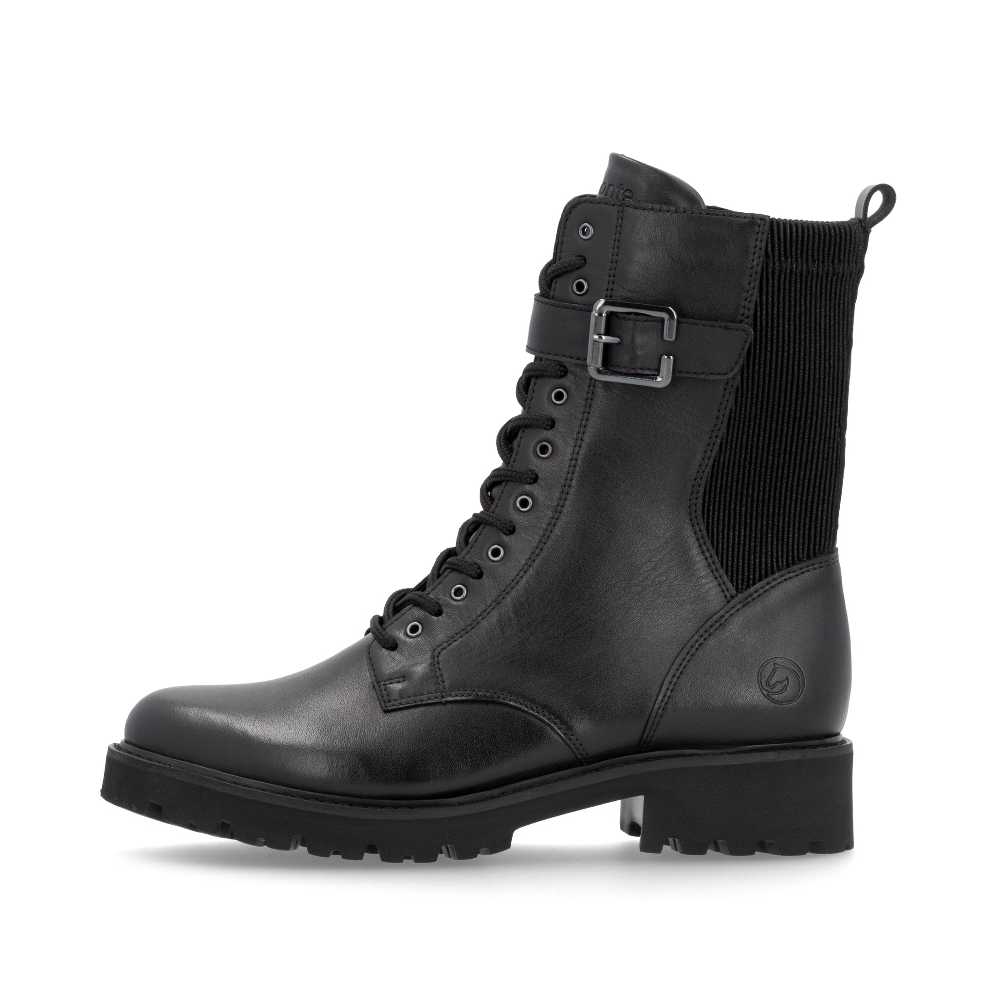 Remonte D8664 - Ladies Lace with Zip Ankle Boot in Black | Remonte Shoes | Wisemans | Bantry | Shoe Shop | Cork | Munster | Ireland