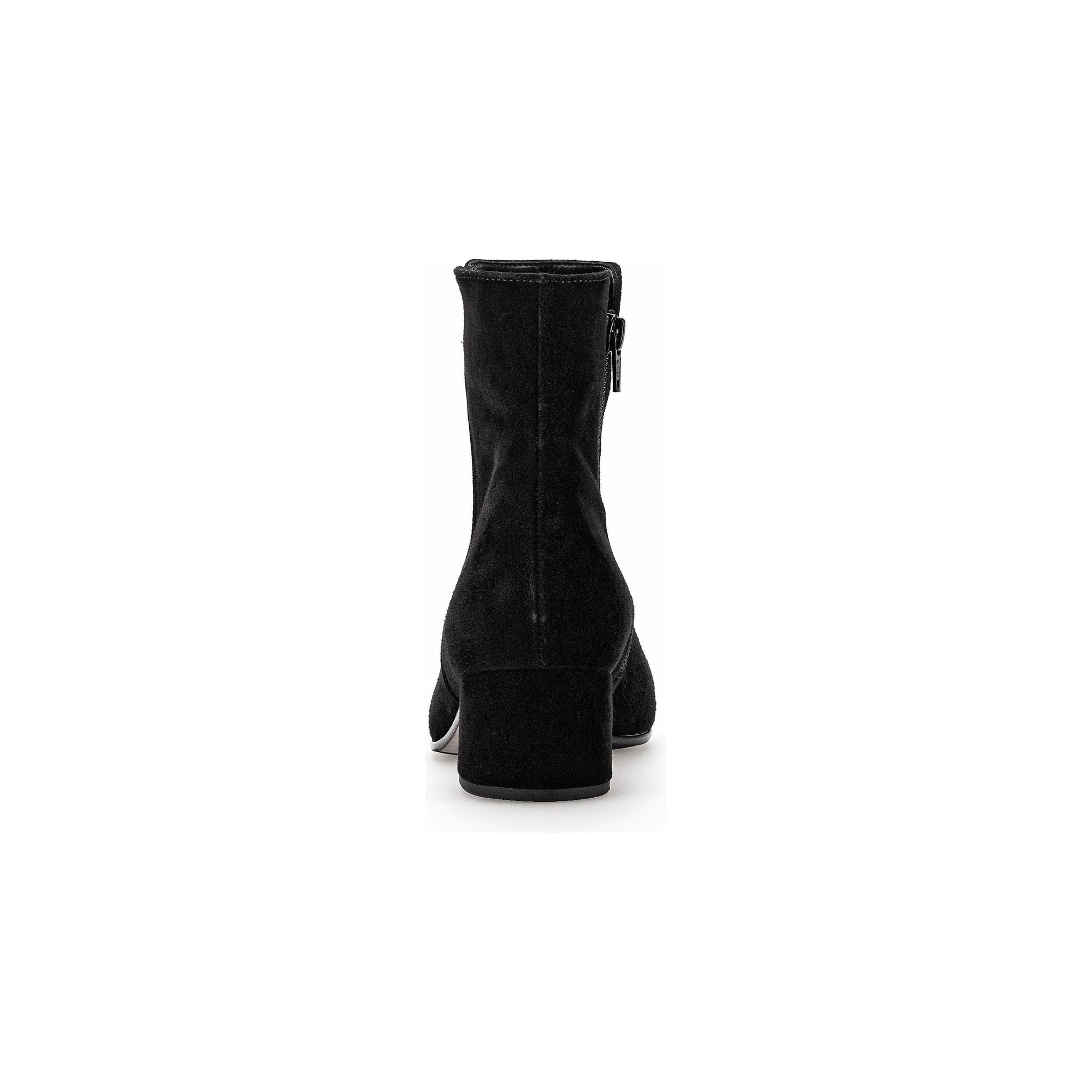 Gabor Abbey (35.680.17)- Ladies Low Heel Ankle Boot in Black Suede . Gabor | Wisemans | Bantry | Shoe Shop | West Cork | Ireland