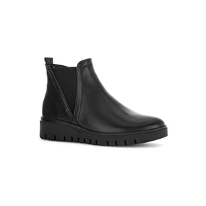 Gabor Dublin (52.061.57)- Low Wedge Boot in Black | Gabor Shoes | Wisemans | Bantry | West Cork | Ireland