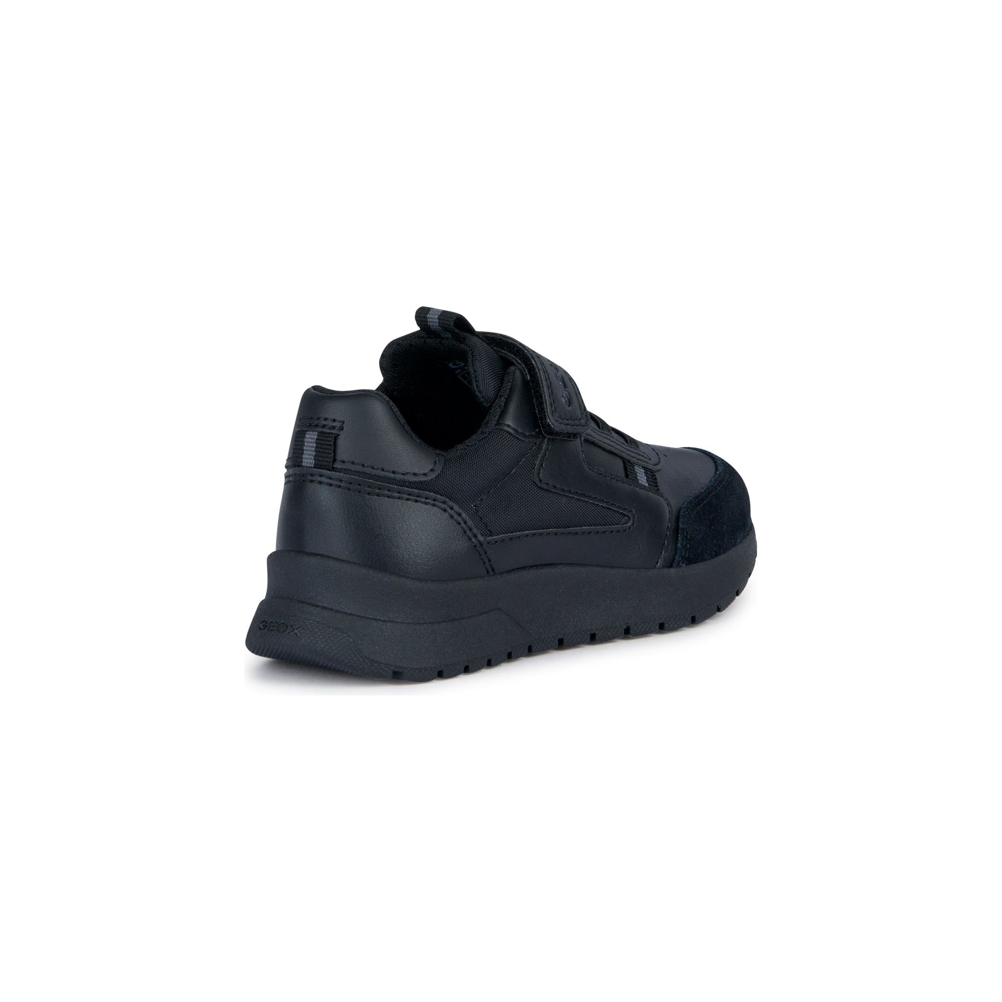 Geox Briezee - Kids Velcro Trainer in Black | Geox Shoes | Childrens Shoe Fitting | Wisemans | Bantry | West Cork | Ireland