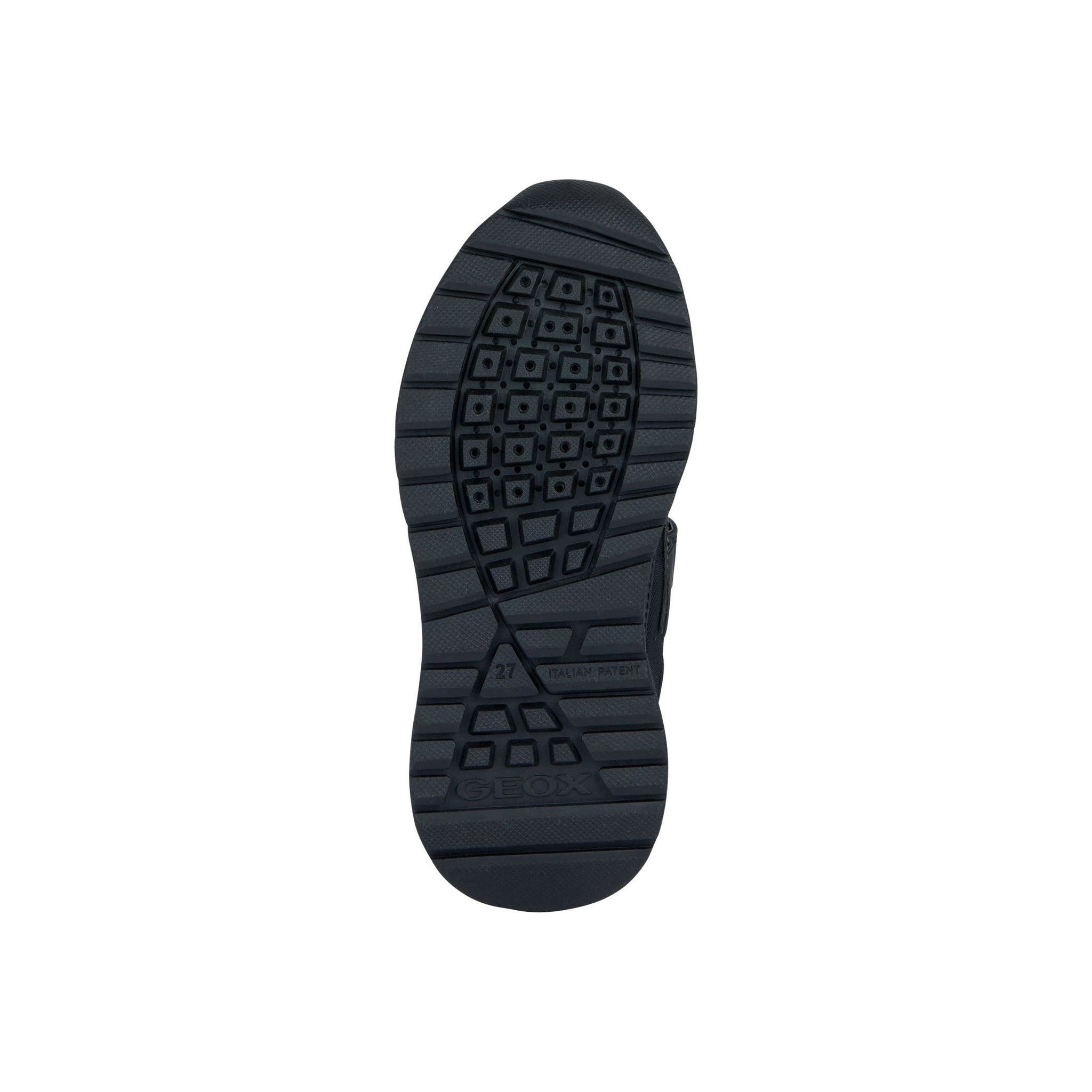 Geox Briezee - Kids Velcro Trainer in Black | Geox Shoes | Childrens Shoe Fitting | Wisemans | Bantry | West Cork | Ireland