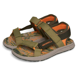Merrell MK367534 - Childrens Walking Sandal in Olive. Merrell Hiking Boots &amp; Shoes | Wisemans | Bantry | Shoe Shop | West Cork | Ireland
