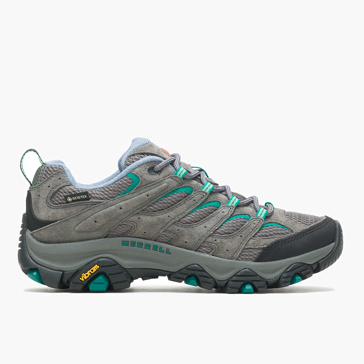 Merrell Moab (J500234) - Ladies Gore-Tex Walking Shoe in Grey | Merrell Footwear | Wisemans | Bantry | Shoe Shop | West Cork | Munster