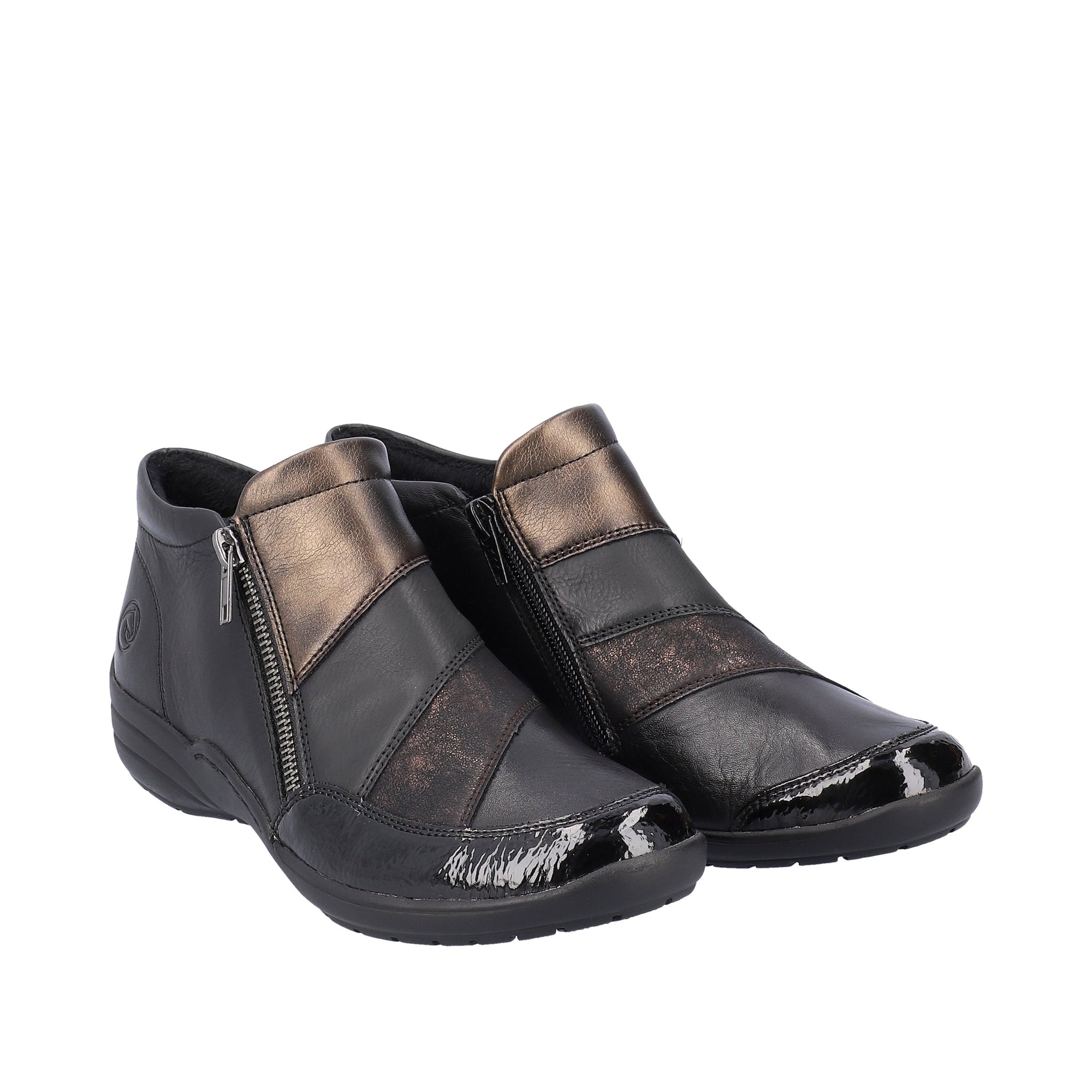 Remonte R7678 - Ladies Double Zip Ankle Boot | Remonte Shoe | Wisemans | Bantry | Shoe Shop | Cork | Munster | Ireland