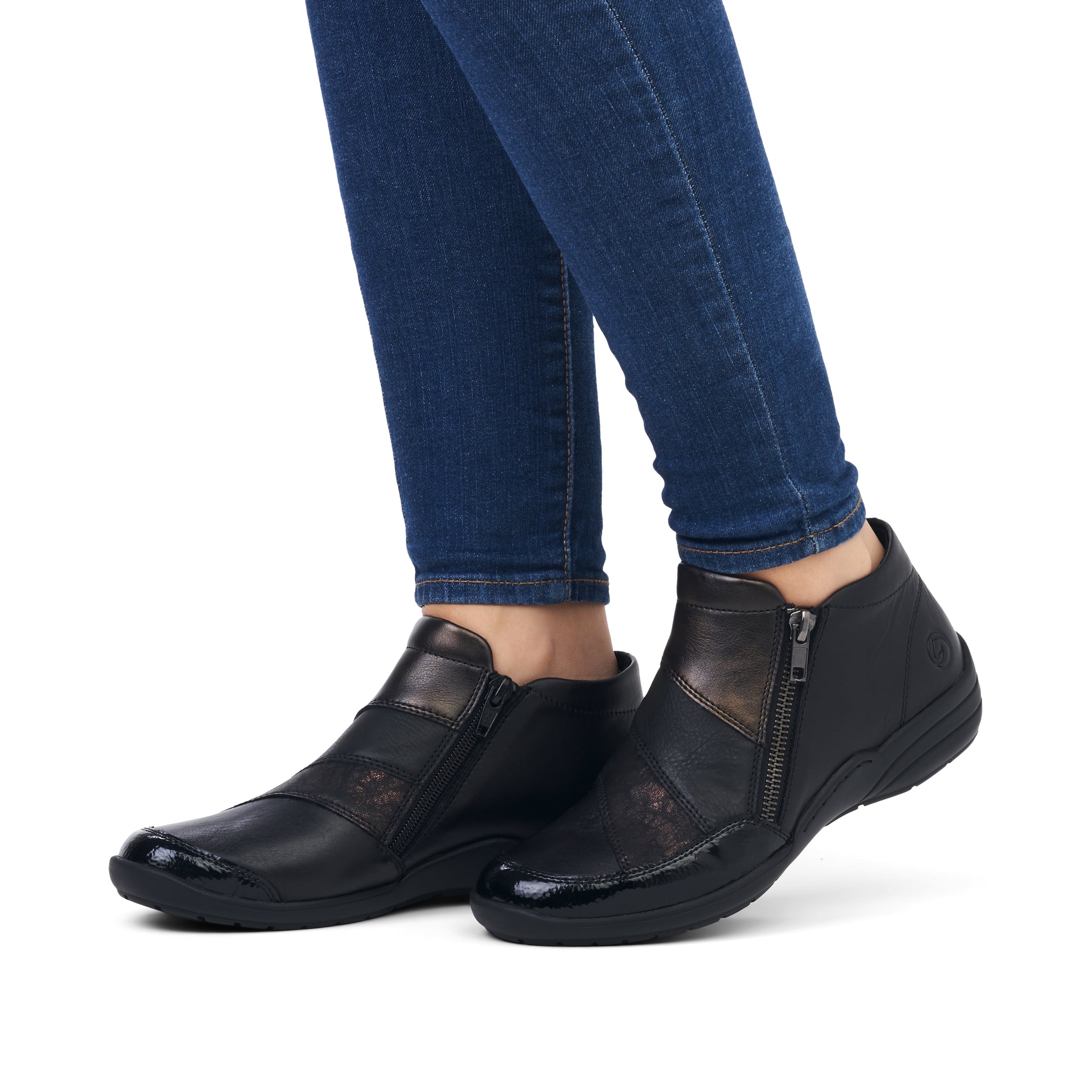 Remonte R7678 - Ladies Double Zip Ankle Boot | Remonte Shoe | Wisemans | Bantry | Shoe Shop | Cork | Munster | Ireland