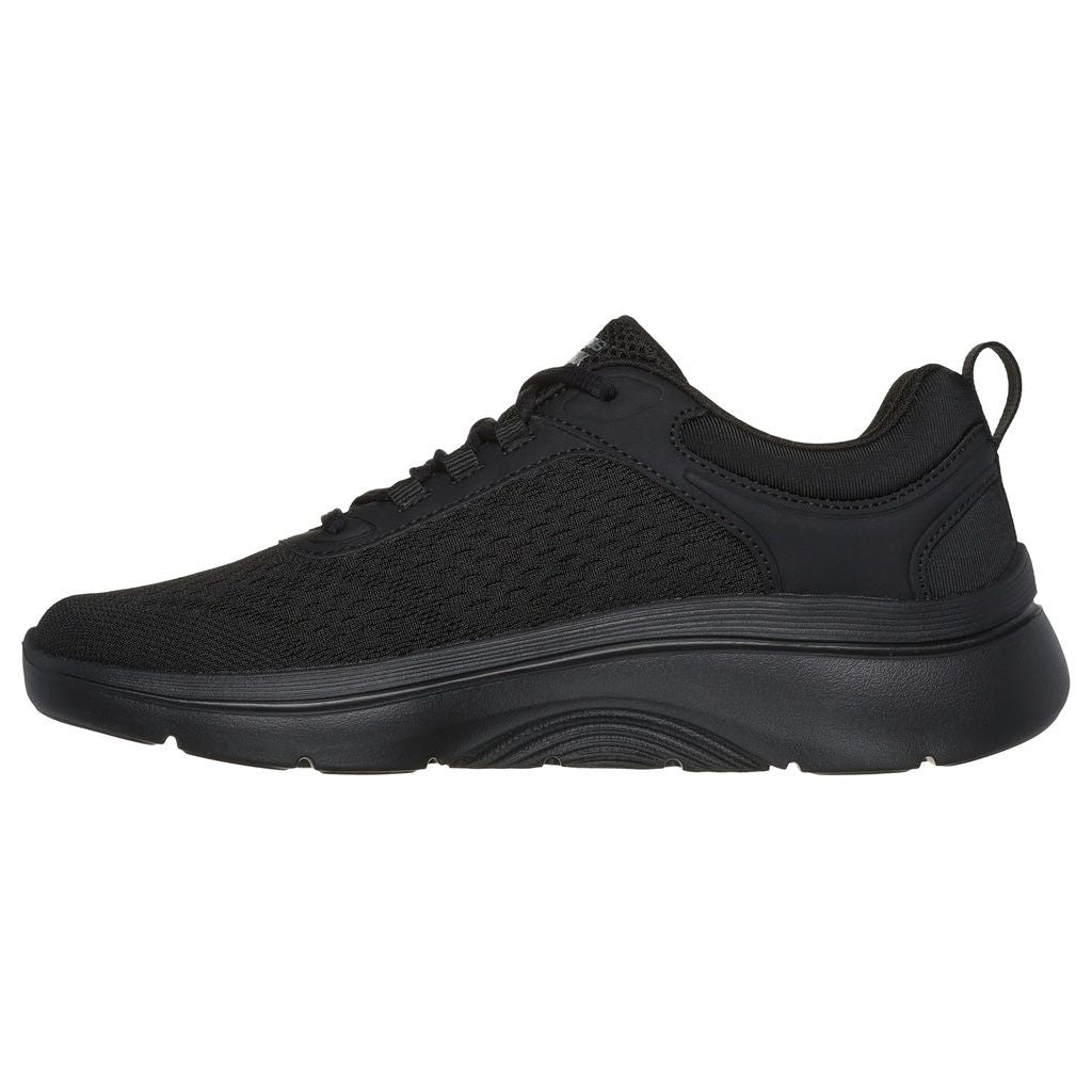 Sketchers Go Walk Sketchers Go Walk Arch Fit (125314)- Ladies Lace Trainer in Black | Wisemans | Bantry | West Cork | Shoe Shop | Munster | Ireland