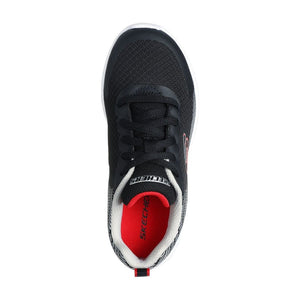 Sketchers Microspec - Boys Lace Trainer in Black/Red/Silver | &nbsp;Wisemans | Bantry | Shoe Shop | West Cork | Munster | Ireland