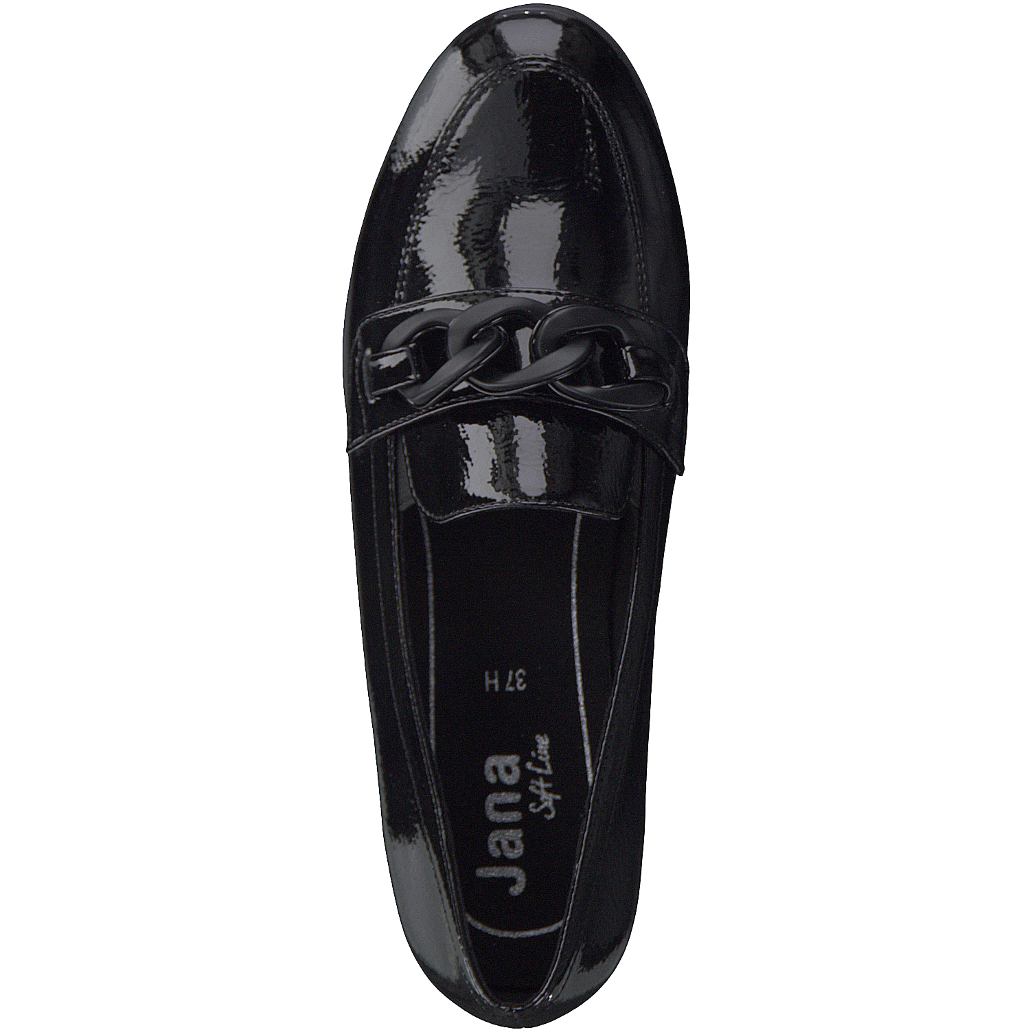 Jana 8-24260-41 - Ladies Loafer Slip On in Black Patent | Jana | Wisemans | Bantry | Shoe Shop | West Cork | Munster | Ireland