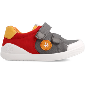 Biomecanics 222283  - Boys velcro Canvas Biomecanics Shoes |Personal Shoe Fitting Service | Wisemans | Bantry | West Cork | Munster | Ireland