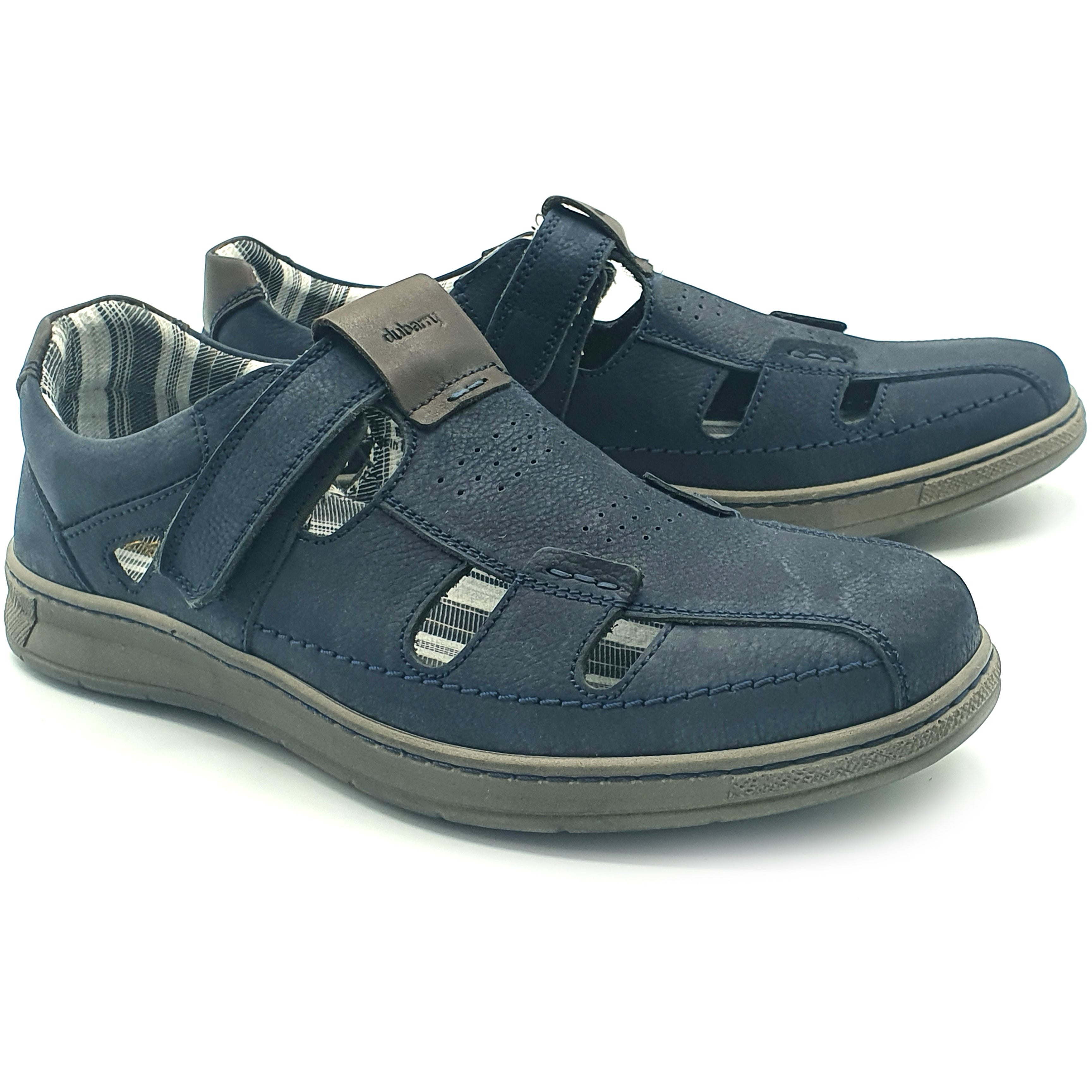 Dubarry Saddler (5838)  - Mens Closed Toe Sandal in Navy Nubuck . Dubarry Of Ireland | Mens & Ladies Shoe | Wisemans | Bantry | West Cork | Ireland