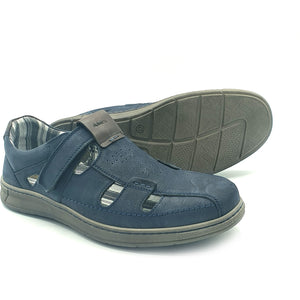 Dubarry Saddler (5838)  - Mens Closed Toe Sandal in Navy Nubuck . Dubarry Of Ireland | Mens & Ladies Shoe | Wisemans | Bantry | West Cork | Ireland