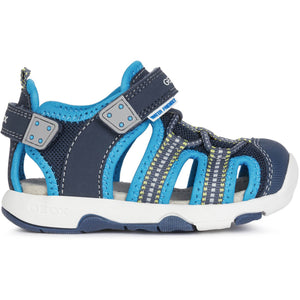 GEOX Multi-Boy(B920FB) - Boys Closed Toe Velcro Sandal in Navy/Blue.  Geox Shoes | Childrens Shoe Fitting | Wisemans | Bantry | West Cork | Ireland