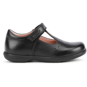 Geox Naimara J16FHB - Girls Mary Jane Velcro Shoe in Black | Geox Shoes | Back to School | Wisemans | Bantry | West Cork | Munster | Ireland