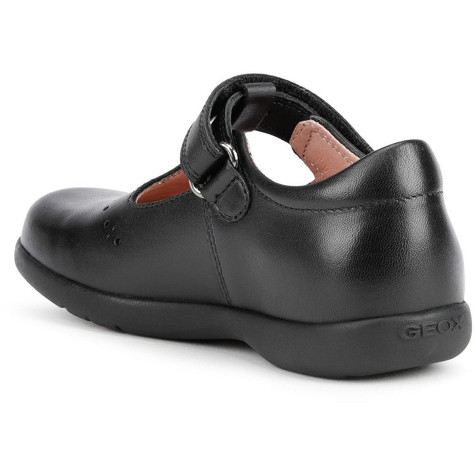 Geox Naimara J16FHB - Girls Mary Jane Velcro Shoe in Black | Geox Shoes | Back to School | Wisemans | Bantry | West Cork | Munster | Ireland