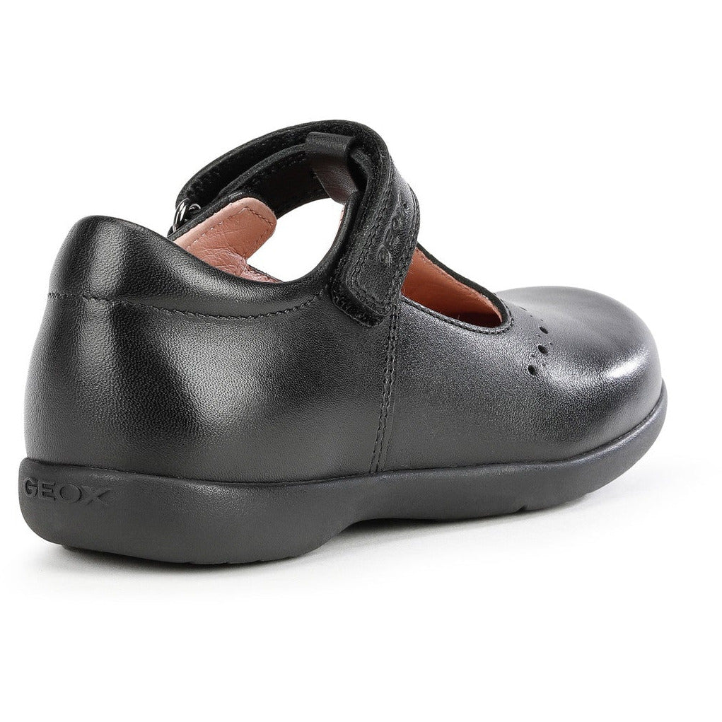 Geox Naimara J16FHB - Girls Mary Jane Velcro Shoe in Black | Geox Shoes | Back to School | Wisemans | Bantry | West Cork | Munster | Ireland