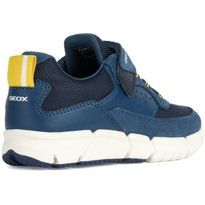 GEOX Flexyper (J359BB)- Boys Velcro Shoe in Navy .  Geox Shoes | Childrens Shoe Fitting | Wisemans | Bantry | West Cork | Ireland