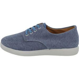 Easy B Washington(82028N)  - Men's Extra Wide Fit Canvas Lace. Easy B Shoes | Wide Fit Shoes | Wisemans | Bantry | West Cork | Ireland